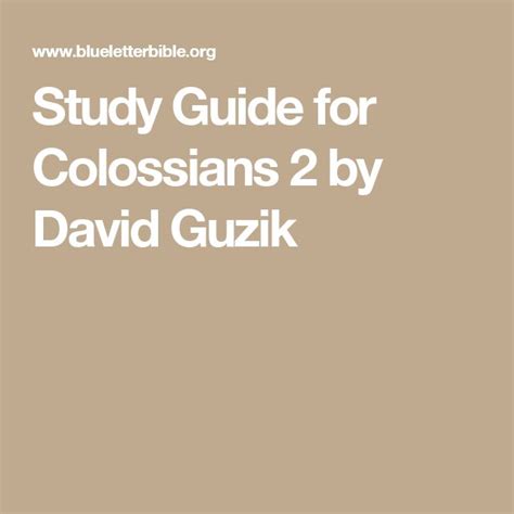 Study Guide for Philippians 4 by David Guzik .